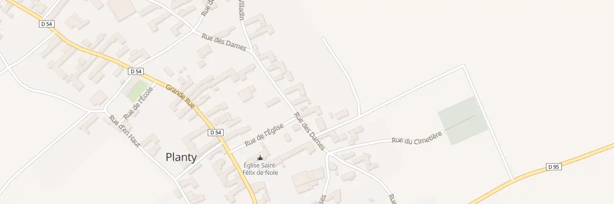 Plan du 24 Rue des Dames à Planty