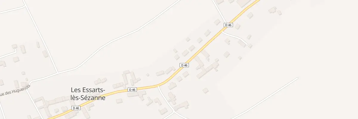 Plan du 55 Rue Grande Rue aux Essarts-lès-Sézanne