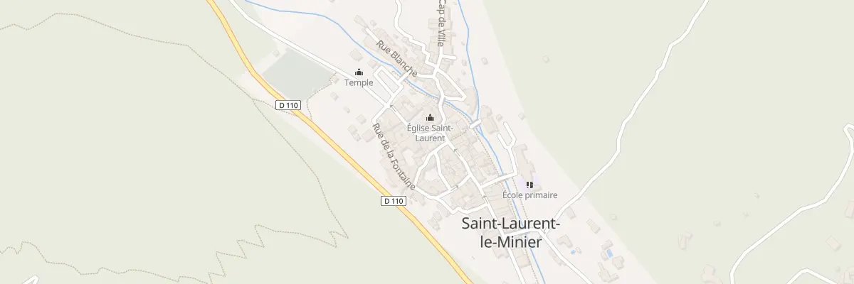 Plan du 3 Rue des Maquisards à Saint-Laurent-le-Minier
