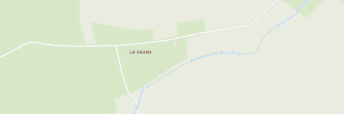 Plan du 5463 La Saune à Olliergues