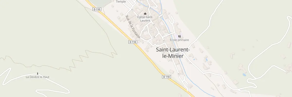 Plan du 5111 Che de la Deviation à Saint-Laurent-le-Minier