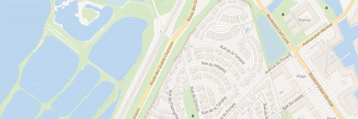 Plan du 2 Rue du Palangrier à Sète