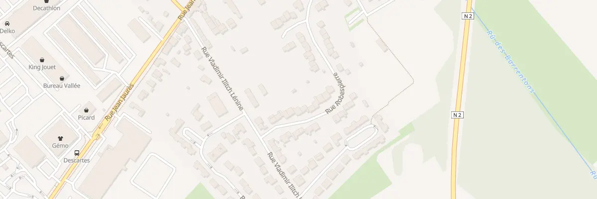 Plan du 12 Rue Robespierre à Chambry