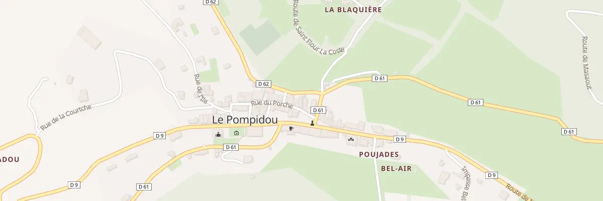 Plan du 5162 Le Pompidou Village au Pompidou