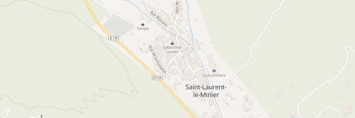 Plan du 4 Rue du Four à Saint-Laurent-le-Minier