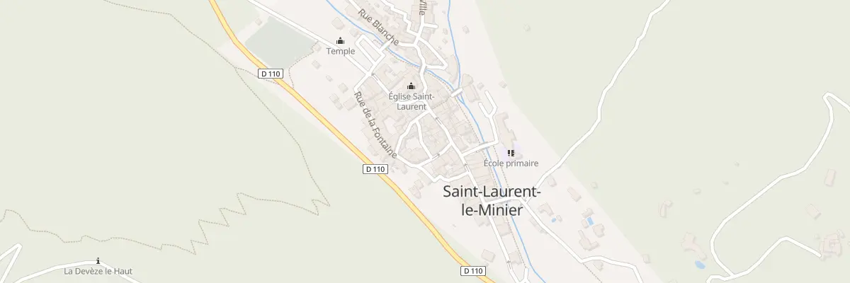 Plan du 4 Rue de la Cure à Saint-Laurent-le-Minier