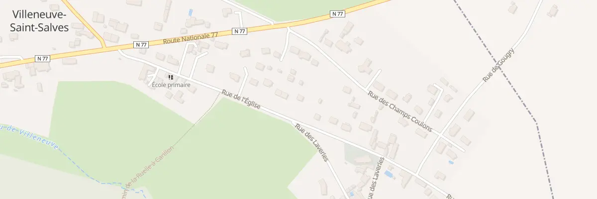 Plan du 19 Rue de l’Eglise à Villeneuve-Saint-Salves