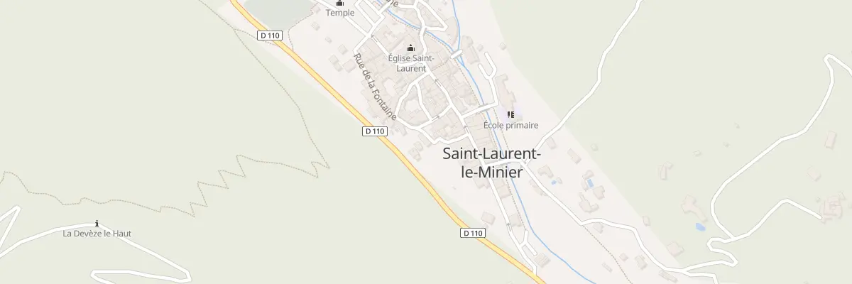 Plan du 8B Rue de la Fontaine à Saint-Laurent-le-Minier