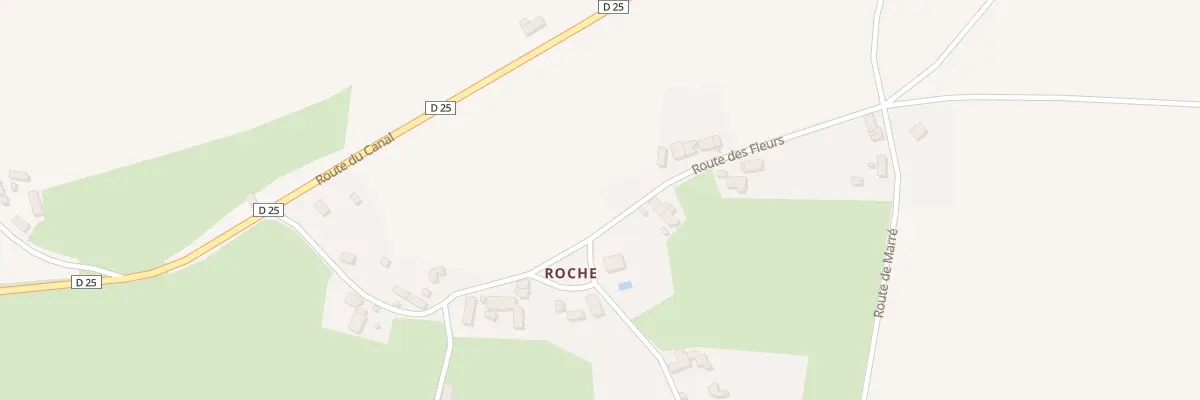 Plan du 24 Rte des Fleurs à Achun