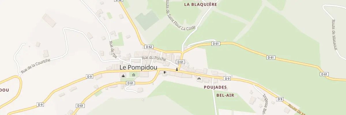 Plan du 5038 Le Pompidou Village au Pompidou