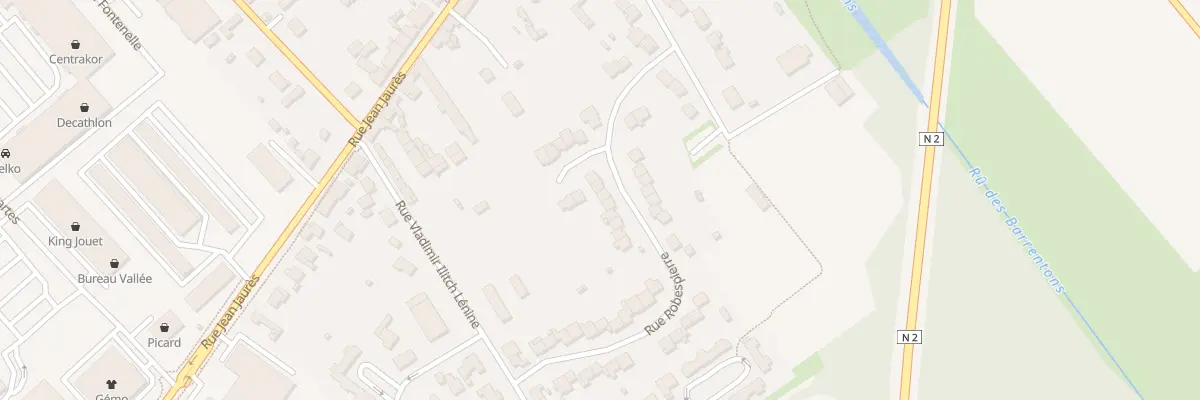 Plan du 34 Rue Robespierre à Chambry