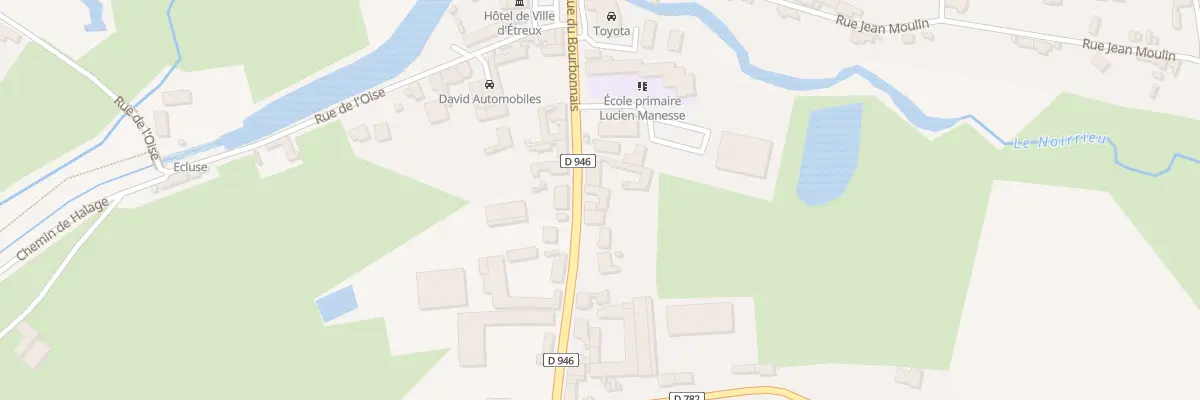 Plan du 123 Rue du Bourbonnais à Étreux