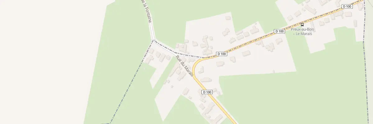 Plan du 34 Rue du Marais à Preux-au-Bois
