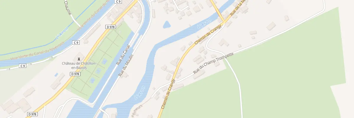 Plan du 3 Che de Crangy à Châtillon-en-Bazois