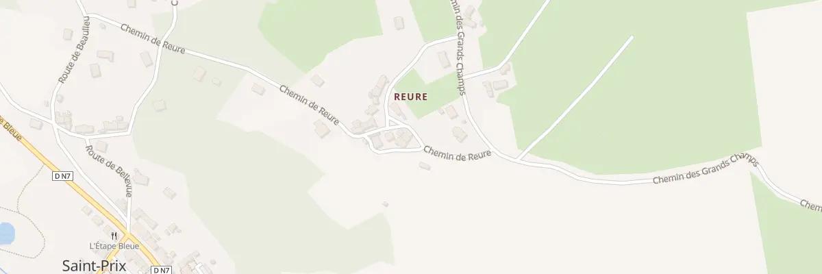 Plan du 32 Che de Reure à Saint-Prix