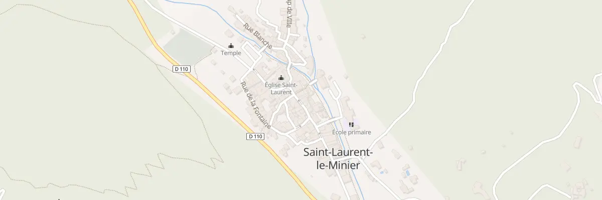 Plan du 40 Rue Antoine Carles à Saint-Laurent-le-Minier