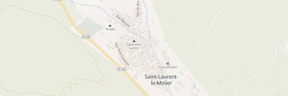 Plan du 42 Rue Antoine Carles à Saint-Laurent-le-Minier