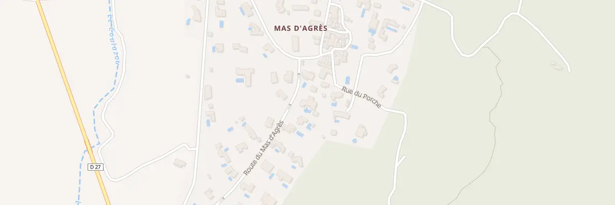Plan du 5245F Mas d’Agres à La Boissière