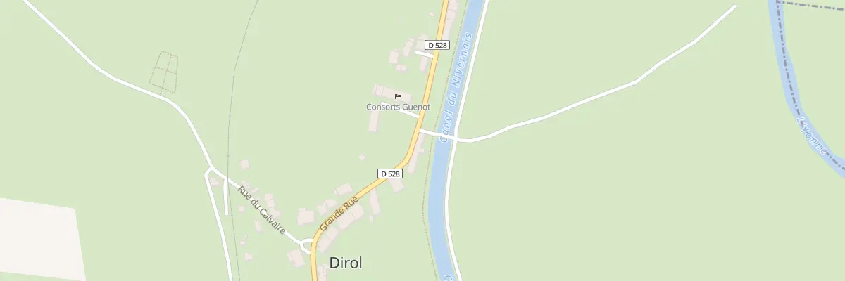 Plan du 38 Le Bourg à Dirol