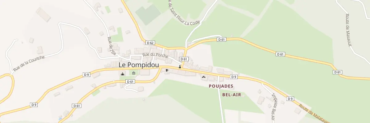 Plan du 5342 Le Pompidou Village au Pompidou