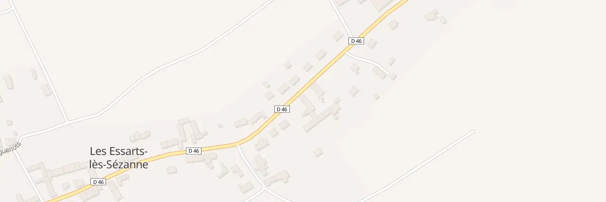 Plan du 50 Rue Grande Rue aux Essarts-lès-Sézanne