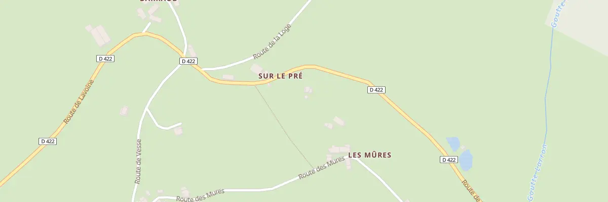 Plan du 5081A Sur le Pre à La Guillermie