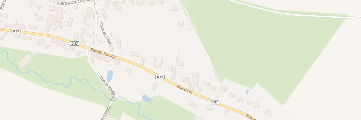 Plan du 11 Rue d’Eth à Sebourg
