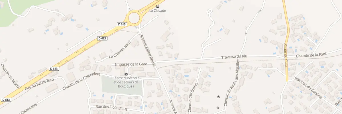 Plan du 46 Tra du Riou à Bouzigues