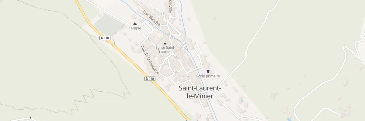 Plan du 36 Rue Antoine Carles à Saint-Laurent-le-Minier