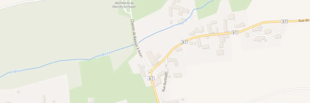 Plan du 3 Rue de Basson à Marcilly-le-Hayer