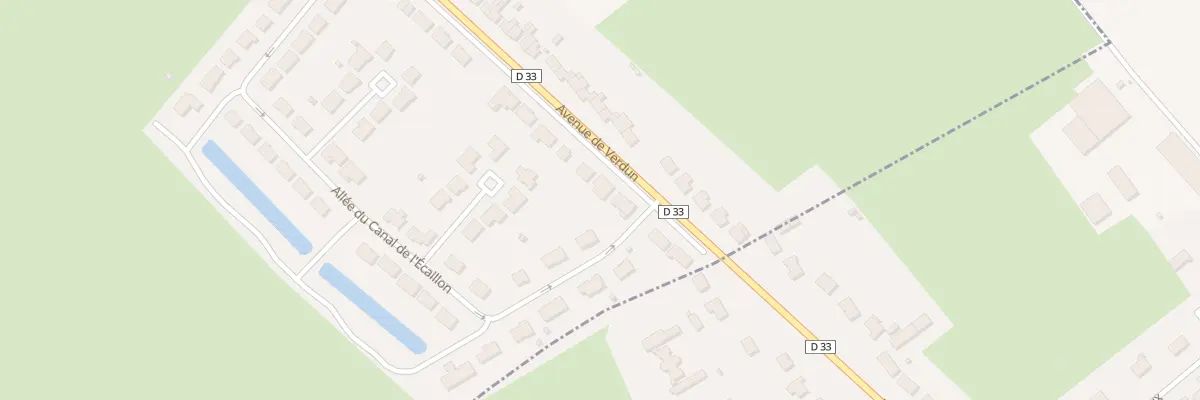 Plan du 4 All de Potelle au Quesnoy