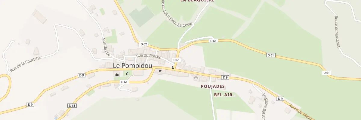 Plan du 5272 Le Pompidou Village au Pompidou