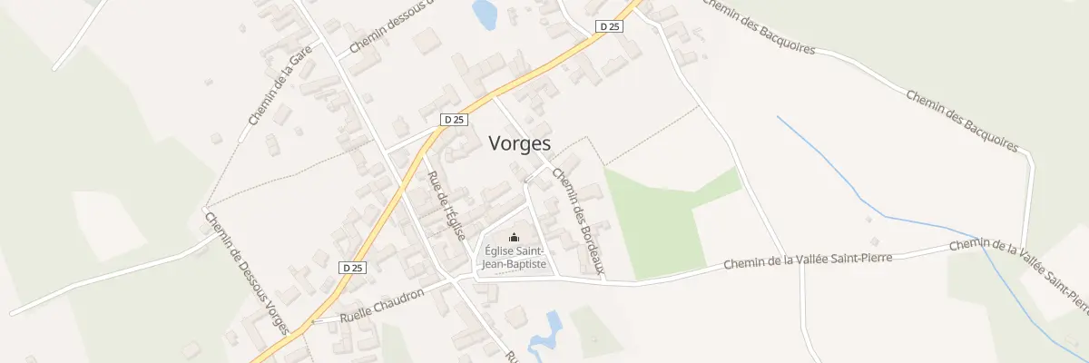 Plan du 3 Rue des Bordeaux à Vorges