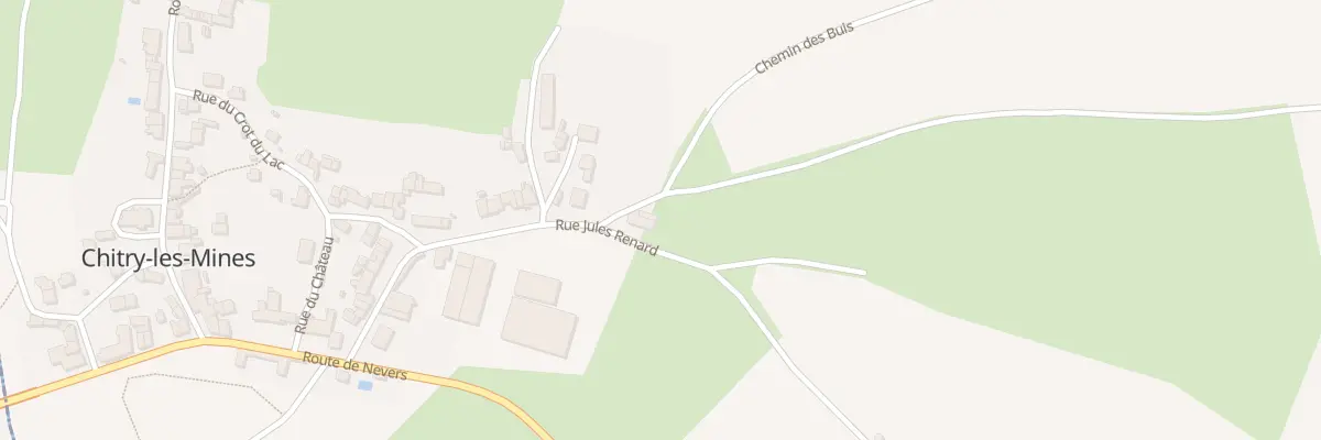 Plan du 25 Rue Jules Renard à Chitry-les-Mines