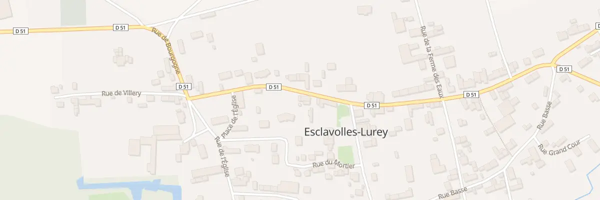Plan du 25 Rue de Bourgogne à Esclavolles-Lurey