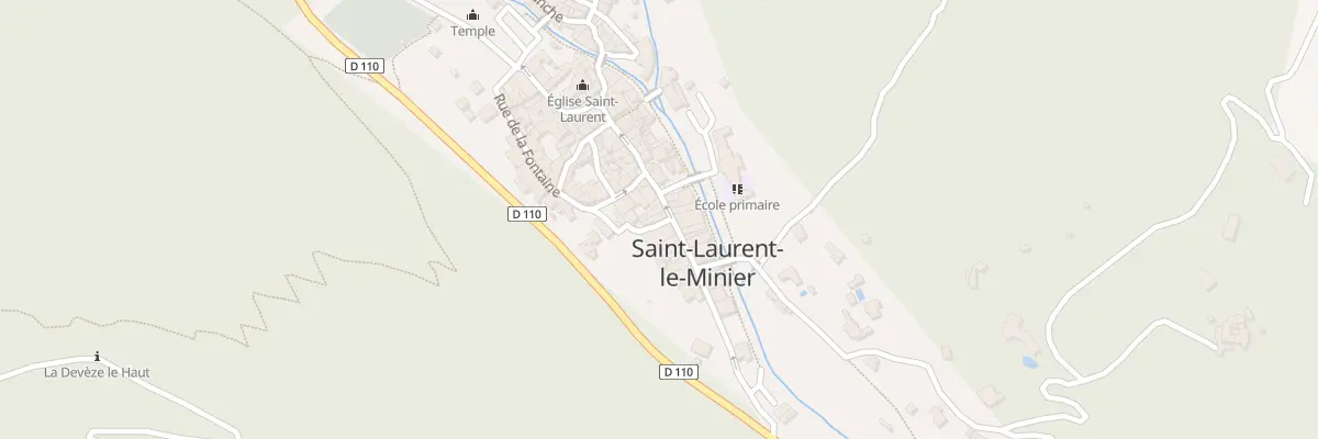 Plan du 17 Rue Antoine Carles à Saint-Laurent-le-Minier