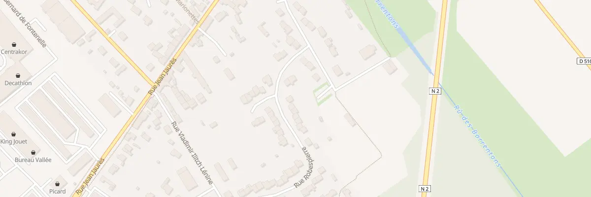 Plan du 37 Rue Robespierre à Chambry