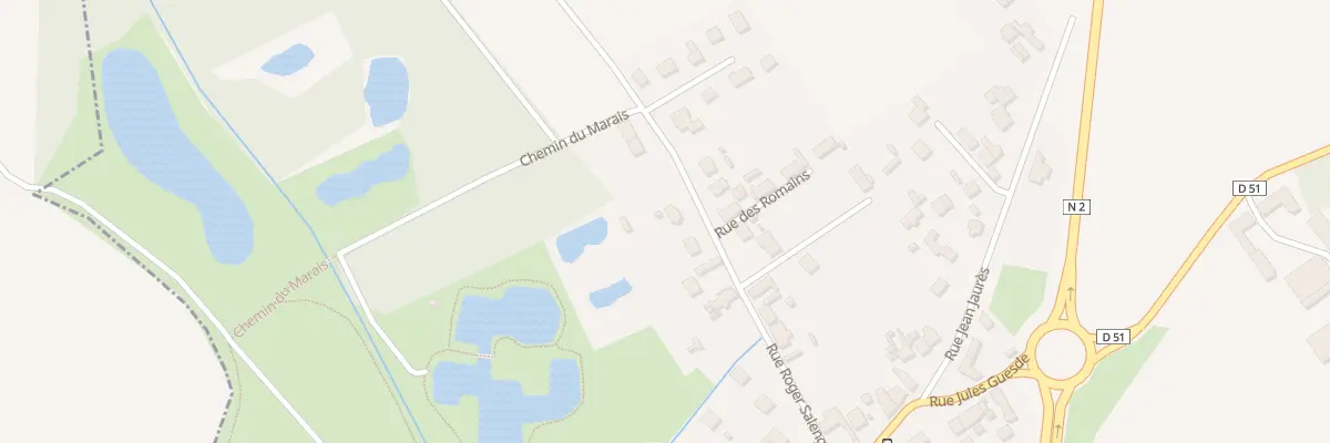 Plan du 16 Rue Roger Salengro à Chambry
