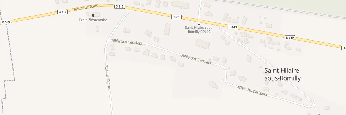 Plan du 13 All des Cerisiers à Saint-Hilaire-sous-Romilly