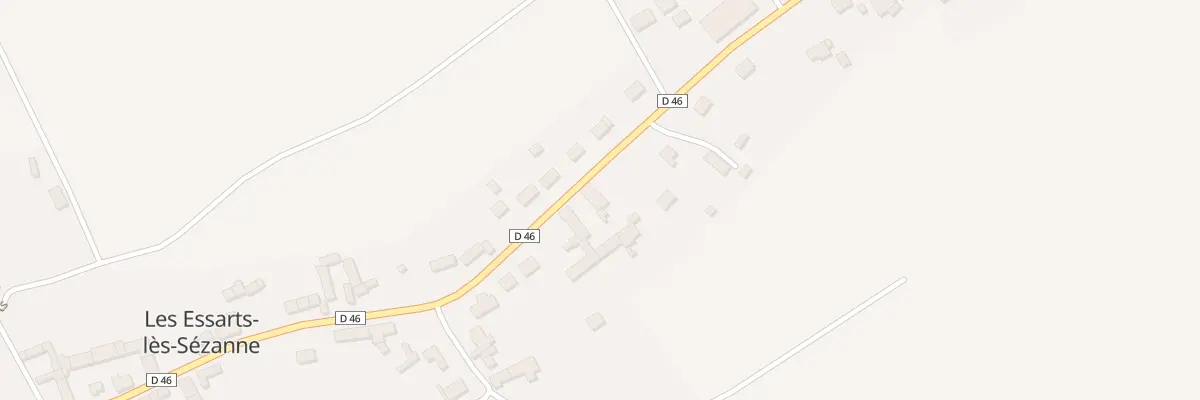 Plan du 54 Rue Grande Rue aux Essarts-lès-Sézanne