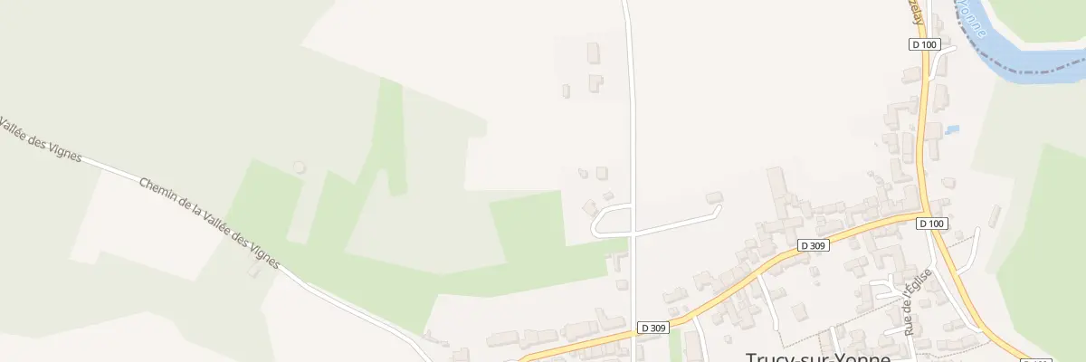 Plan du 19 Art Ancienne Rte Auxerre Vezel à Trucy-sur-Yonne