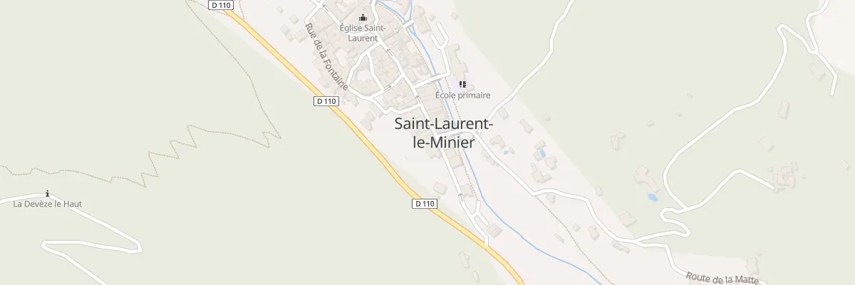 Plan du 5 Rue Antoine Carles à Saint-Laurent-le-Minier