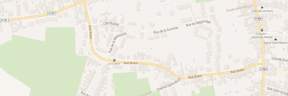 Plan du 38 Rue Butor à Crespin