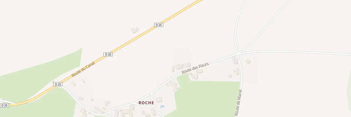 Plan du 20 Rte des Fleurs à Achun