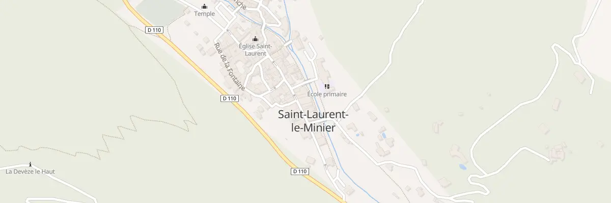 Plan du 24 Rue Antoine Carles à Saint-Laurent-le-Minier