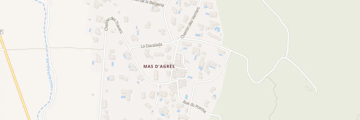 Plan du 5201F Mas d’Agres à La Boissière