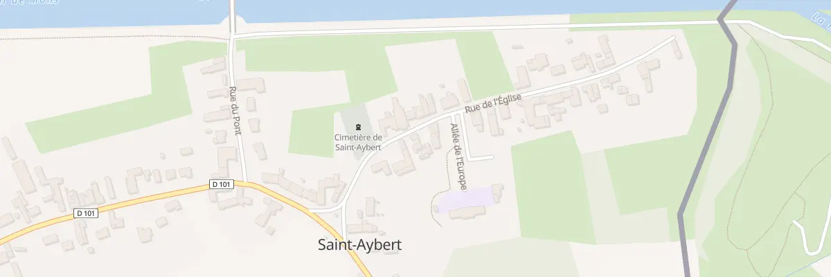Plan du 8 Rue de l’Eglise à Saint-Aybert