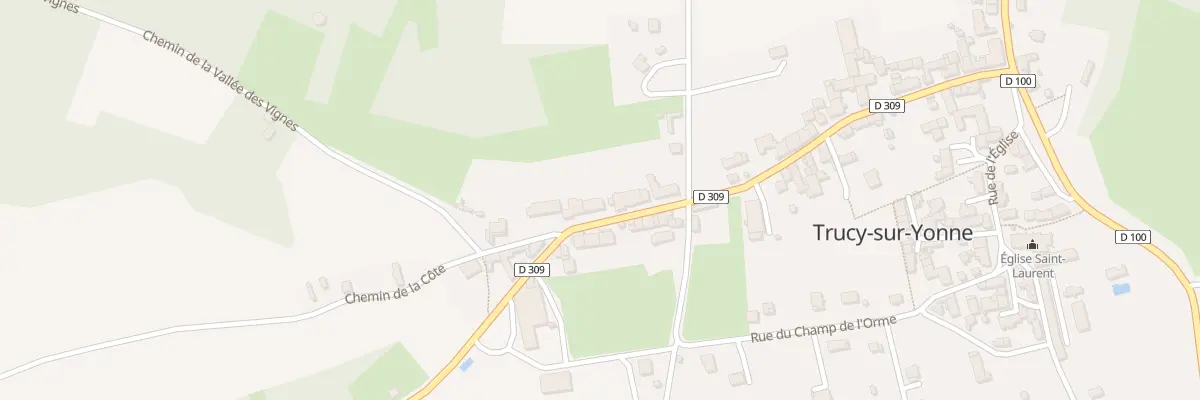 Plan du 52 Rte de Fontenay à Trucy-sur-Yonne