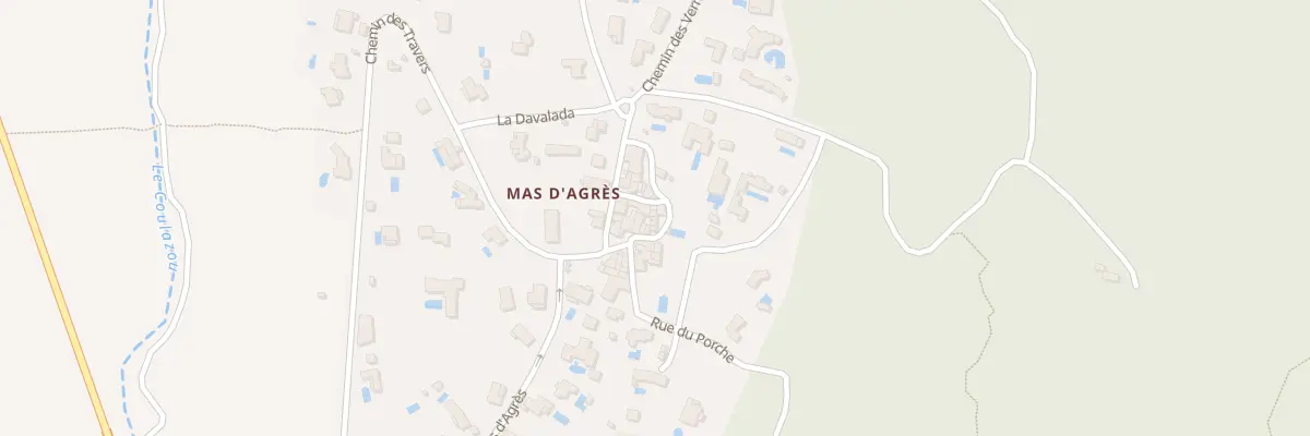 Plan du 5489F Mas d’Agres à La Boissière