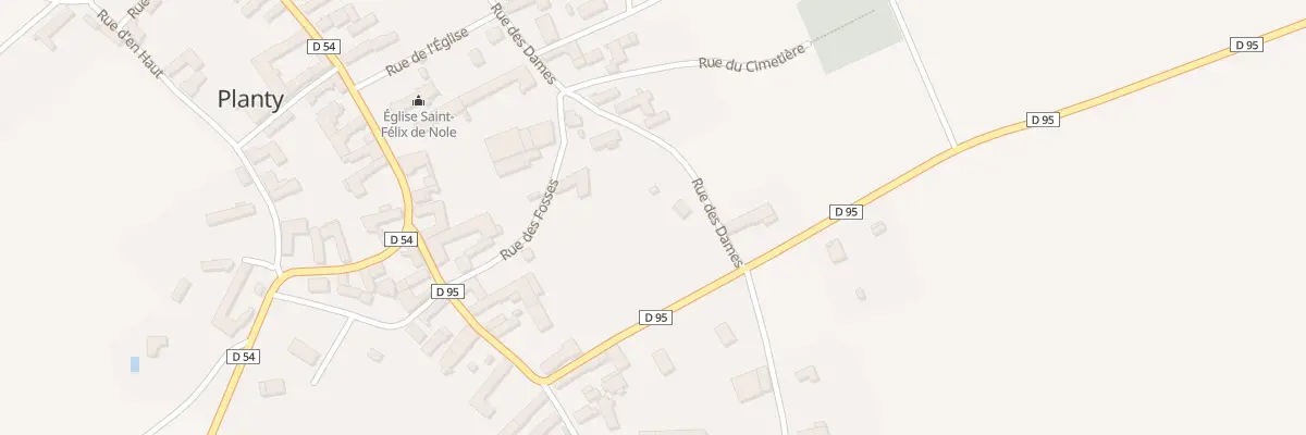 Plan du 3 Rue des Dames à Planty